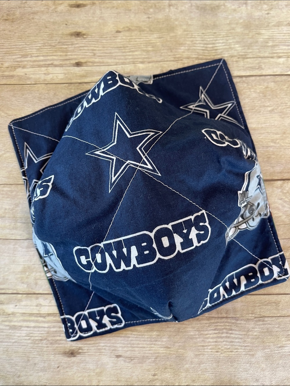 Microwave Bowl Cozy NFL Cowboys Reversible